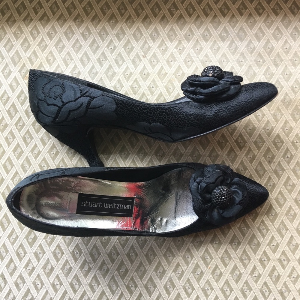 Stuart Weitzman Brocade Heels - Picture 2 of 16